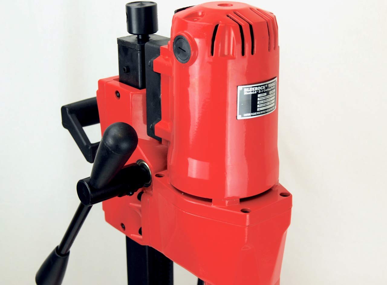 BLUEROCK Model 8Z1 Concrete Core Drill With Stand 110V 2400W Asphalt Masonry Diamond Drilling