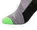 Kids Full Terry Snow Ski Socks Lightweight Warm Merino Wool Skiing Socks Skating Sock, Lime/Black/Charcoa Little Boy Ski Socks, 6-8 Years