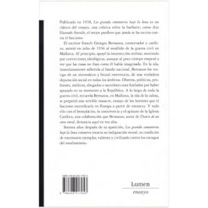 Los grandes cementerios bajo la luna/ The Big Cemeteries under The Moon (Spanish Edition)