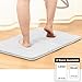 Clara Clark Bath Mat Set – Memory Foam Bath Mat - Soft Bathroom Rug - Non Slip and Super Absorbent - Fast Drying Machine Washable Bath Mat Set of 2 20 x 32, White