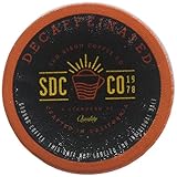 San Diego Coffee Decaf French Roast, Dark Roast, Single Serve Cups, 100 Count