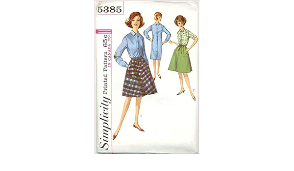 vintage wrap around skirt pattern