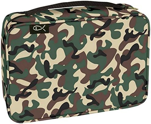 Divinity Boutique Bible Cover Basic Woodland Camo, Large (21434) by Divinity Boutique