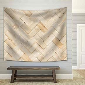 Weave Bamboo - Fabric Wall Tapestry Home Decor - 51x60 inches