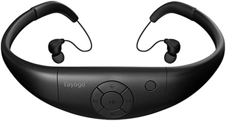 Amazon 水泳イヤホン ヘッドホン一体型 防水mp3音楽プレーヤー 8gbメモリー スポーツヘッドホン 水泳 温泉 シャワー お風呂 プール 運動 通勤 通学 黑 Tayogo イヤホン ヘッドホン本体