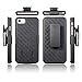 iPhone SE 2nd Gen (2020), iPhone 8 iPhone 7 Case Cover with Swivel Locking Belt Clip Holster [Kickstand Feature] Microseven Compatible with iPhone SE 2nd Gen (2020), iPhone 7 8 4.7 inch (Wave Holster)