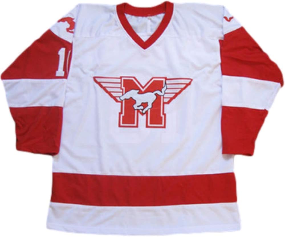 Custom Ice Hockey Jersey Youngblood 10 Stitched Long Sleeve