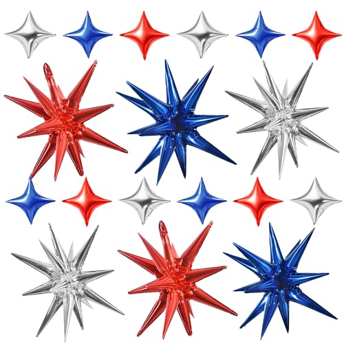 Four Set-red Blue Silver