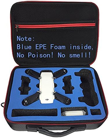 Waterproof DJI Spark Case, Durable Compact Mini EVA Material Portable Travel Hardshell Shoulder Bag Backpack Hard Shell Suitcase for Spark and accessories(Extra Batteries, Charger etc.) by Oukey