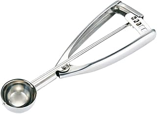 Fayomir Eisportionierer - Eisportionierer Edelstahl - 3CM Durchmesser - Eisportionier mit Auslöser, für Eiscreme, Plätzchen, Kuchen Teig, Melone