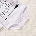 3Pcs Newborn Baby Boys Cute Little Brother Romper+Long Animal Tree Pants+Hat Playwear Bodysuit Set (White, 0-6Month)