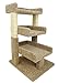 New Cat Condos 110029-Brown-Parent Premier Triple Cat Perch, Large, Brown