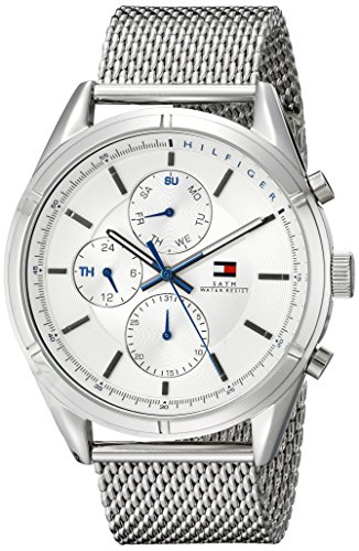 Tommy Hilfiger Men's 1791128 Sport Lux Silver-Tone Stainless Steel Watch Tommy Hilfiger Men's 1791128 Sport Lux Silver-Tone Stainless Steel Watch