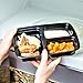 Green Direct Meal Prep Containers with lids - 3 Compartment Plastic Lunch Box Freezer Safe for Food Storage - Disposable or Reusable Great for Takeout/Portion Control or To Go Pack of 10