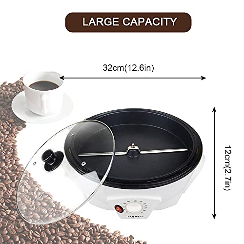 NATUREACT Home Coffee Roaster, 1.8lbs Large Capacity Portable Electric