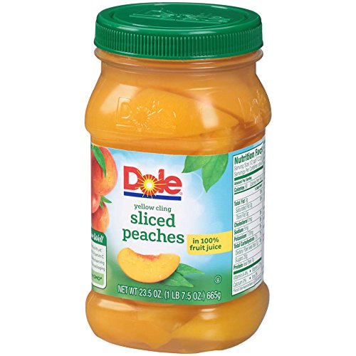 Dole Sliced Peaches, 23.5 Ounce Jars (Pack of 8) Chinese Cooking