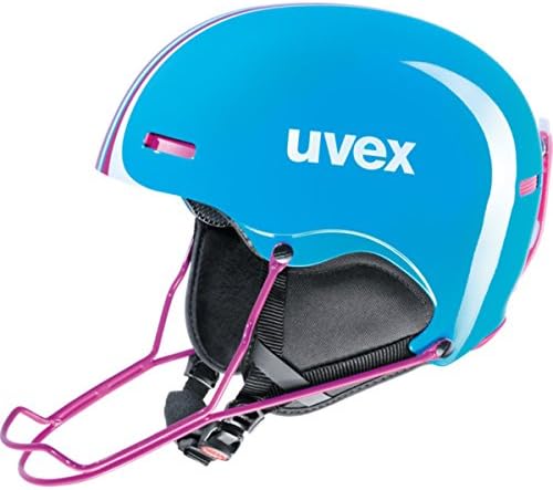 Uvex HLMT 5 Race Helmet: Cyan-Pink: M-55-59