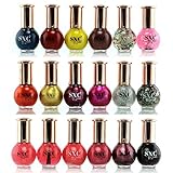 SXC Cosmetics 36 Color Cosmopolitan Collection Nail Lacquer, Professional Quality & Quick Dry, 15ml/0.5oz Each, Perfect Gift for Holiday