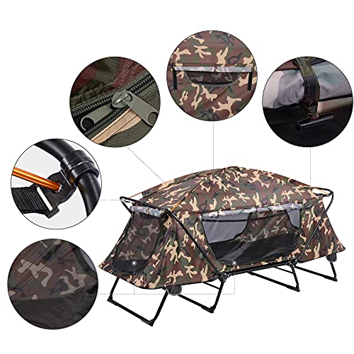 Folding Oversized Tent Cot Portable 1Person Waterproof Tent