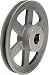 TB Woods AK741 FHP Bored-to-size V-Belt Sheave, A Belt Section, 1 Groove, 1" Bore, Cast Iron, 7.25" OD, 3450 max rpm