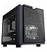 APEVIA X-QPACK3-CL Micro ATX Cube Gaming/HTPC Case, Supports Video Card up to 320mm/ATX PS, 2 x Clear Windows, USB3.0/USB2.0/HD Audio Ports, Flip Open Design, Dust Filter – Clear