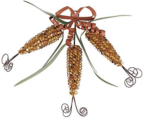 Steel Corn Fall Hanging Decor Ornamental Entrance Door Decor Indoor Out of doors Autumn Residence Decor Harvest Thanksgiving Ornament