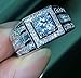 BigRose@ Men Topaz Simulated Diamond 10KT White Gold Filled Wedding Ring (11)