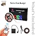 RF Wireless Remote Battery Powered LED Strip Light, GeeKeep Waterproof Flexible LED light Strip SMD 5050 LED Ribbon Light TV Backlight Background Bias Lighting Accent Light (2M/6.56ft)