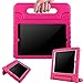 BMOUO Kids Case for iPad 2 3 4 - Shockproof Light Weight Convertible Handle Stand Case Cover for Apple iPad 9.7 Inch (iPad 2nd 3rd 4th Generation) - Rose
