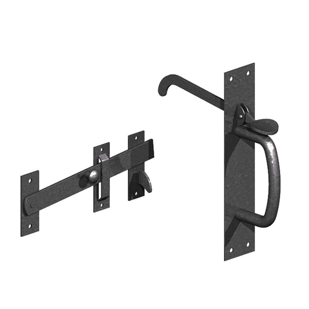 20/2 Suffolk Latch No.2 - EPOXY BLACK