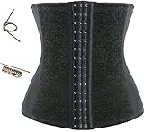 Pandolah Women Steel Boned Underbust Corset Elastic Waist Training Cincher XS-6XL