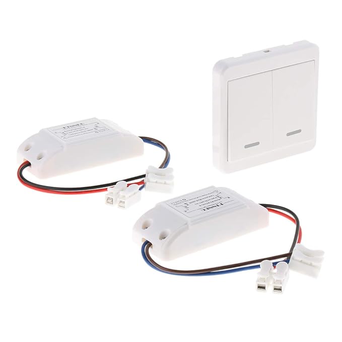 Baoblaze Akustikschalter Zweikanal Sound Lichtschalter Schallsensor Lichtsensor AC85-260V für Korridor Garage
