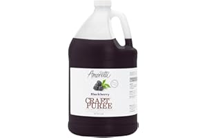Amoretti - Blackberry Craft Puree® 9 lbs - Perfect for Brewing, Cocktails, and other Beverages, Made of Real Fruit, No Preservatives, Filtered, Super Concentrated, Fully Pasteurized, TTB Registered