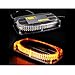 AURELIO TECH LBLLBRSM106YW TCBunny Yellow/Amber Roof Top Emergency Hazard Warning Flash Strobe 240 LED Light Bar, 1 Pack