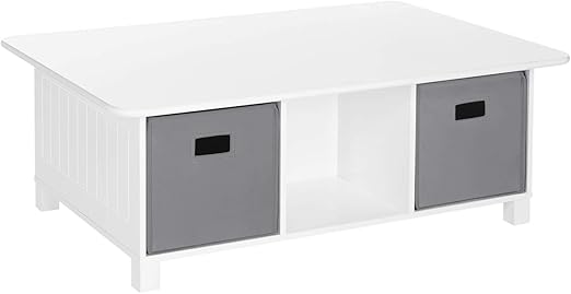 white kids activity table