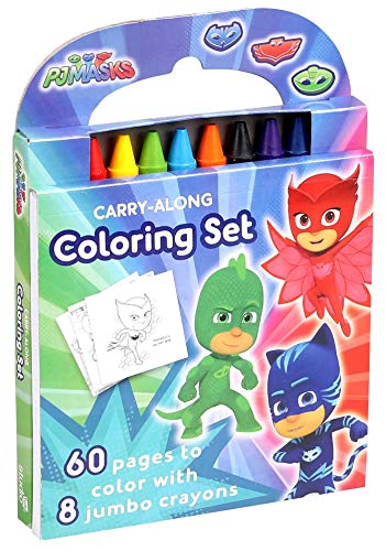 Amazon.com: PJ Masks: Carry-Along Coloring Set: 9780794443672: Feldman ...