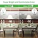 AWEHIRU A19 LED Light Bulbs, 100-125W Equivalent LED Bulbs, 1500 Lumens, 4000K Daylight White Edison Bulbs, E26 Medium Screw Base, No Flicker, CRI 80+, 25000+ Hours Lifespan, Non Dimmable, 12-Pack