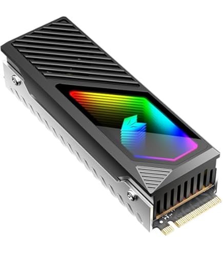 Disipador De Calor RGB Para SSD M.2 2280 - Con Almohadilla Térmica Y Doble Interfaz, Enfriamiento Eficiente