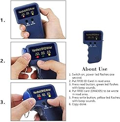 125khz RFID Card Copier Duplicator Handheld RFID