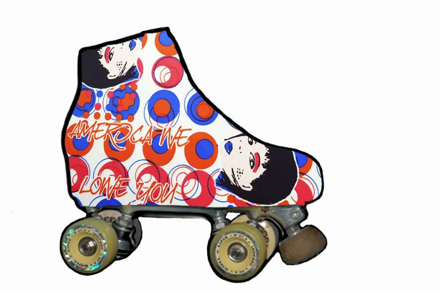 SILVYE - Skate Covers with EXCLUSIVE Prints for FIGURE Skating NEWS 2019-2- (Size M, 00084)