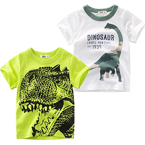 Frogwill Boys Dinosaur Short Sleeve T-Shirt Top Tee Size 2-10