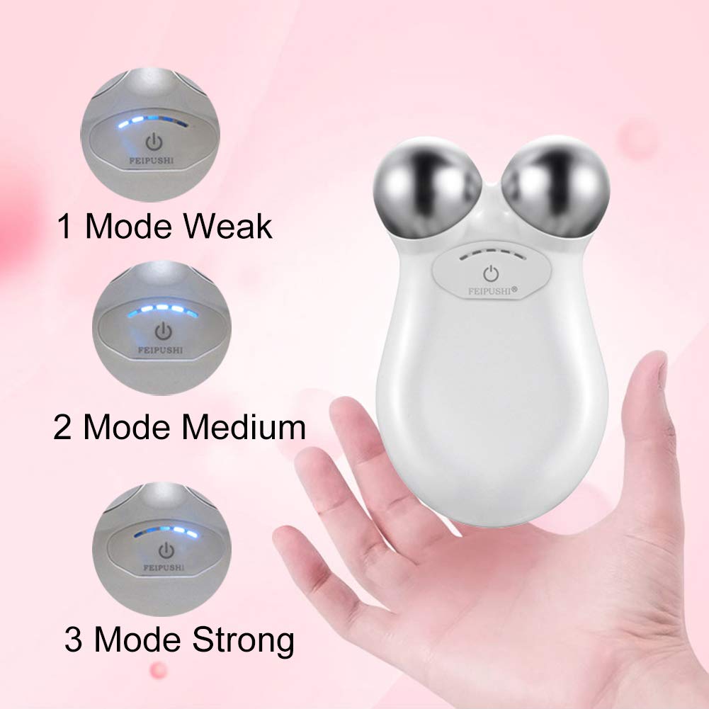 Mini Micro-current Face Massager Facial Lifting Skin Tightening Remove Wrinkle Skin Rejuvenation Toning Massage: Beauty