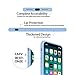 Vooii for iPhone X/Xs Case, Soft Silicone Gel Rubber Bumper Microfiber Lining with Shockproof Full-Body Protective, Light Blue