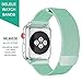 DELELE Compatible for Apple Watch Band 38mm 42mm 40mm 44mm, Milanese Loop Magnetic Metal Replacement Strap with Magnet Lock for Apple iWatch Series 4/3 / 2/1 Women Men (Mint Green, 38mm/40mm)