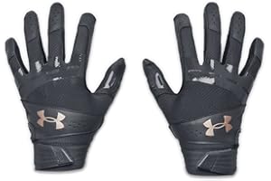 Under Armour Women's Motive Softball Gloves, (012) Pitch Gray/Pitch Gray/Metallic Rose Gold, Large