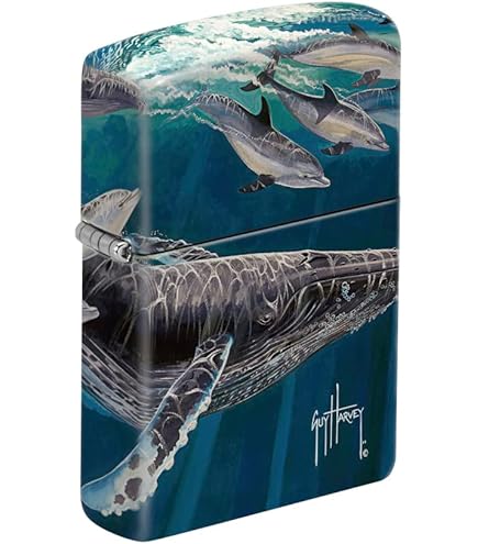 Amazon.com: Guy Harvey Artwork Zippo Lighters (Street Chrome