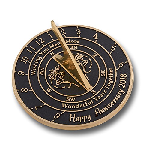 The Metal Foundry Ltd Looking For A Unique Wedding Anniversary Gift Idea? This Wishing You Sundial Gift Idea Is A Great Present For Him, For Her Or For A Couple To Celebrate Years Of Marriage