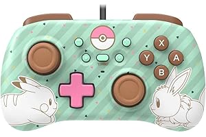 HORI Nintendo Switch PAD Mini, Pokémon Pikachu and Eevee - Nintendo Switch Accessories - Pikachu & Eevee Edition