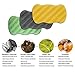 Konjac Sponge with Bamboo Charcoal, Green Tea, and Turmeric (3 Pack) 100% Natural Charcoal, Green Tea, and Turmeric Body Sponges