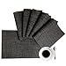 DOLOPL Placemats Brown and Gray Table Mats Placemat Sets of 6 Easy to Clean Non Slip Wipeable Heat Resistant Farmhouse Modern Thanksgiving Christmas Coffee Mats for Kitchen Dining Dinner Table